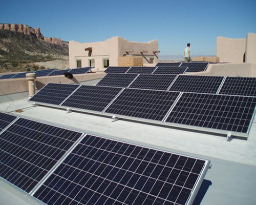 Triangle Flat Roof Mounting System